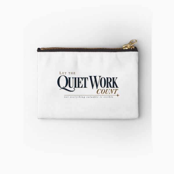 Item preview, Let The Quiet Work Count Vintage Encouragement  designed and sold by PhylonBoxx.