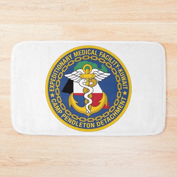 Item preview, US Navy Expeditionary Medical Facility Kuwait Camp Pendleton Detachment Emblem    designed and sold by CharlieDesings.