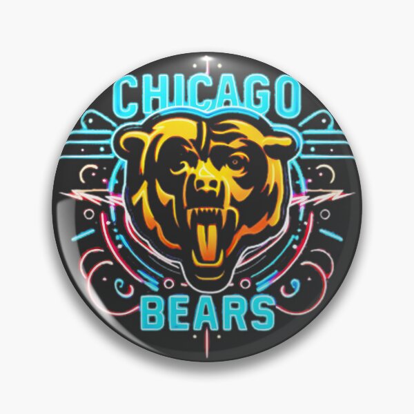 Item preview, Neon Style Chicago Bears Inspired Sports Design designed and sold by ValLaz.