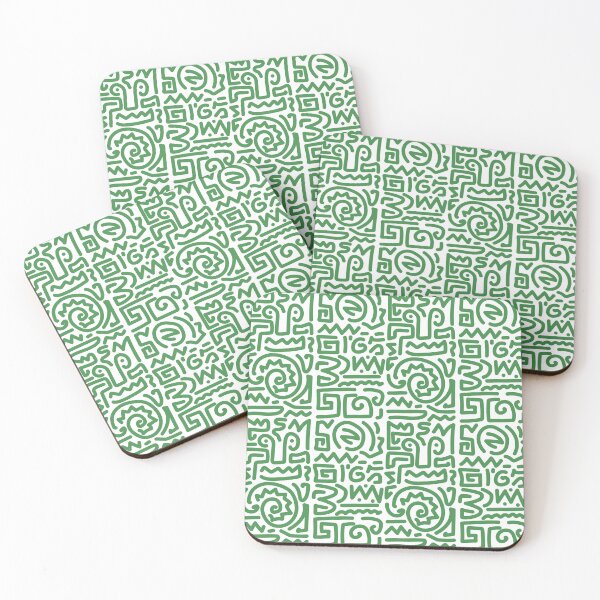 Item preview, Abstract Doodle Art - Green designed and sold by Wolagno.