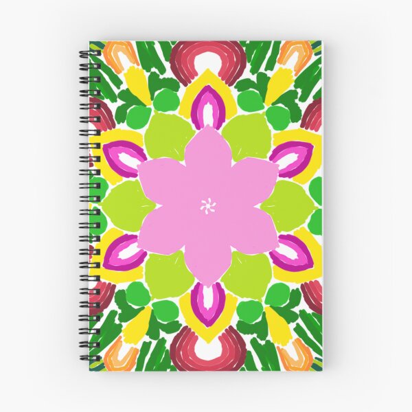 Item preview, Folk Art Floral Bouquet Lineless Mandala designed and sold by FioreDiCiliegio.