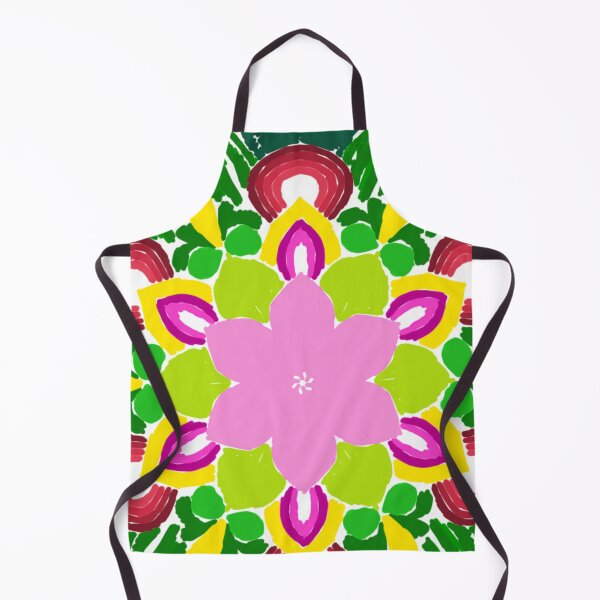 Item preview, Folk Art Floral Bouquet Lineless Mandala designed and sold by FioreDiCiliegio.