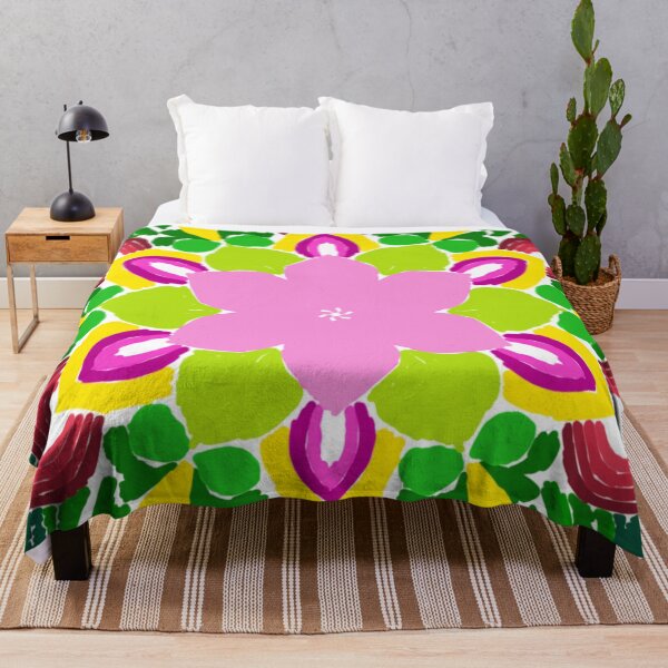 Item preview, Folk Art Floral Bouquet Lineless Mandala designed and sold by FioreDiCiliegio.
