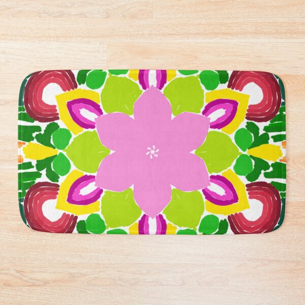Item preview, Folk Art Floral Bouquet Lineless Mandala designed and sold by FioreDiCiliegio.
