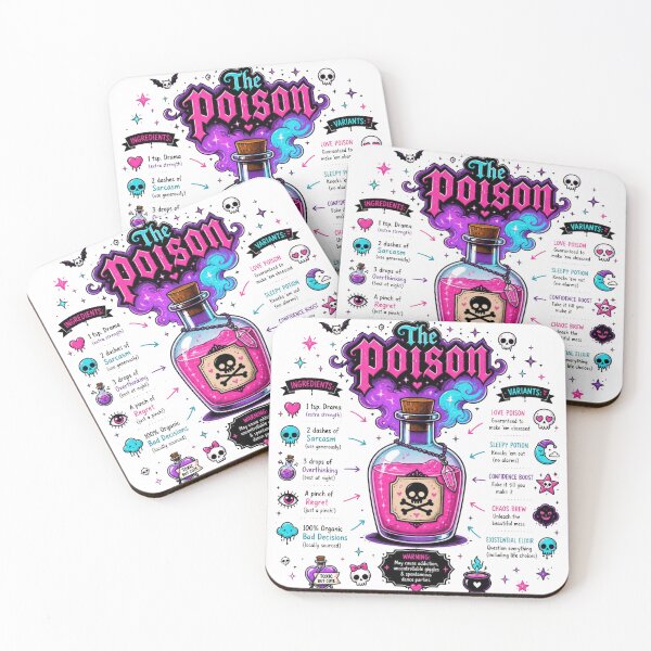 Item preview, Funny Halloween Poison Potion - Mother-in-Law's Venom & Witch Ingredients designed and sold by Cavalier-org.
