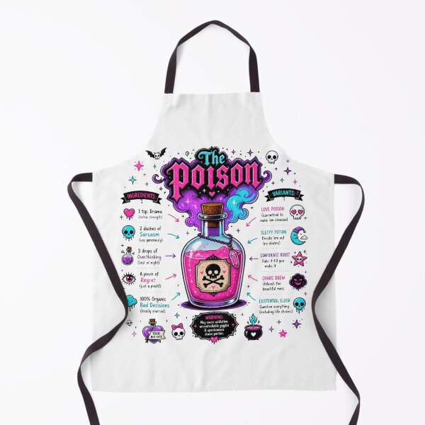 Item preview, Funny Halloween Poison Potion - Mother-in-Law's Venom & Witch Ingredients designed and sold by Cavalier-org.