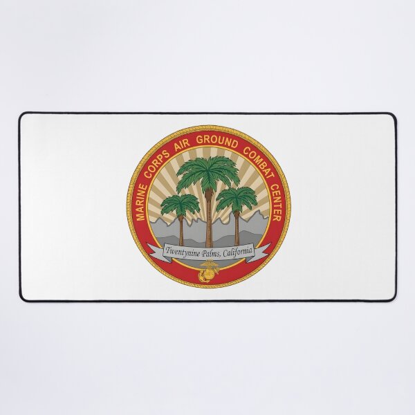 Item preview, USMC Marine Corps Air Ground Combat Center Twentynine Palms Emblem designed and sold by CharlieDesings.