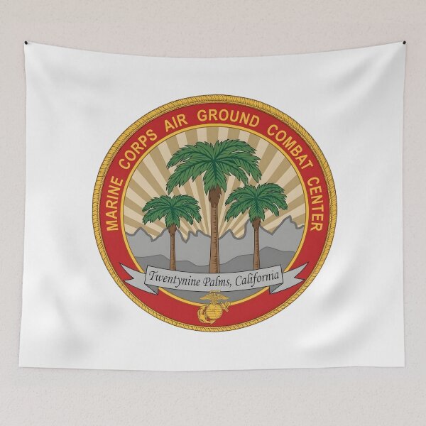 Item preview, USMC Marine Corps Air Ground Combat Center Twentynine Palms Emblem    designed and sold by CharlieDesings.