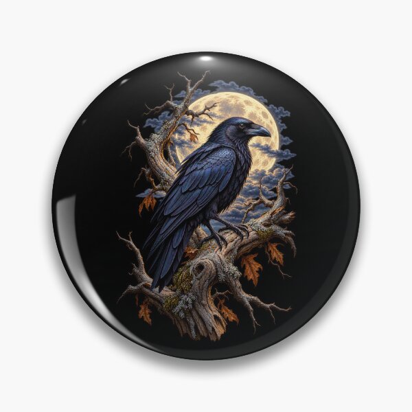 Item preview, Raven Beneath Moonlight designed and sold by RockitBaby.