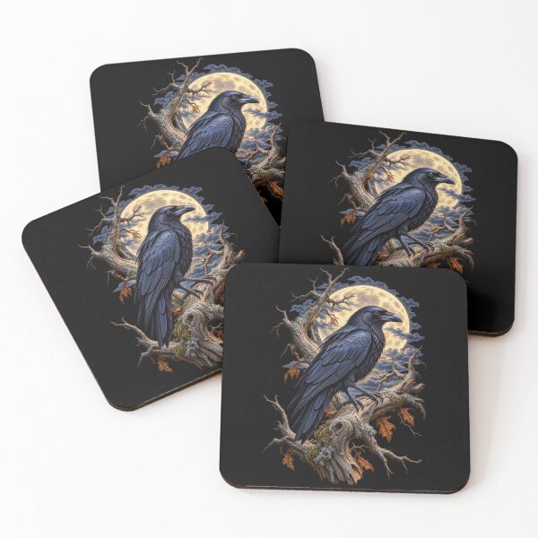 Item preview, Raven Beneath Moonlight designed and sold by RockitBaby.