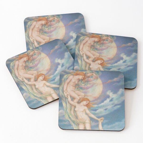 Item preview, Moonbeams dipping into the Sea (1918) - Evelyn De Morgan designed and sold by SALON DES ARTS.