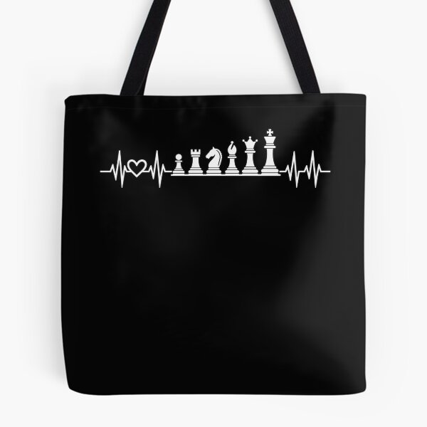 Item preview, Chess Heartbeat Chess Lover Gift designed and sold by ROUX-ART.