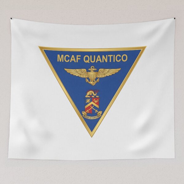 Item preview, USMC Marine Corps Air Facility MCAF Quantico Emblem    designed and sold by CharlieDesings.