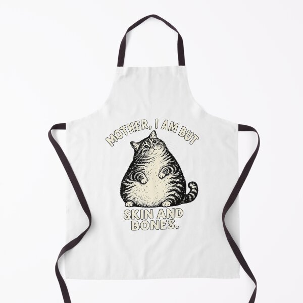 Item preview, Mother I Am But Skin And Bones Funny Chonky Cat Graphic designed and sold by gamoreRony.