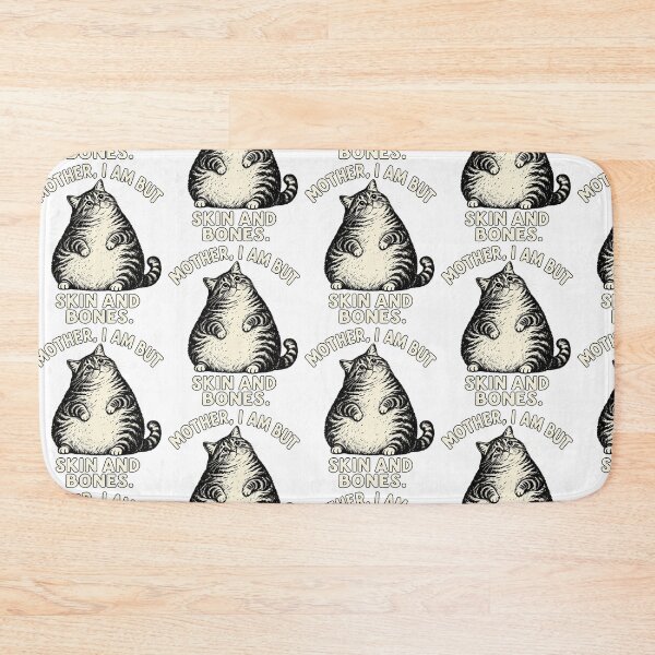 Item preview, Mother I Am But Skin And Bones Funny Chonky Cat Graphic designed and sold by gamoreRony.