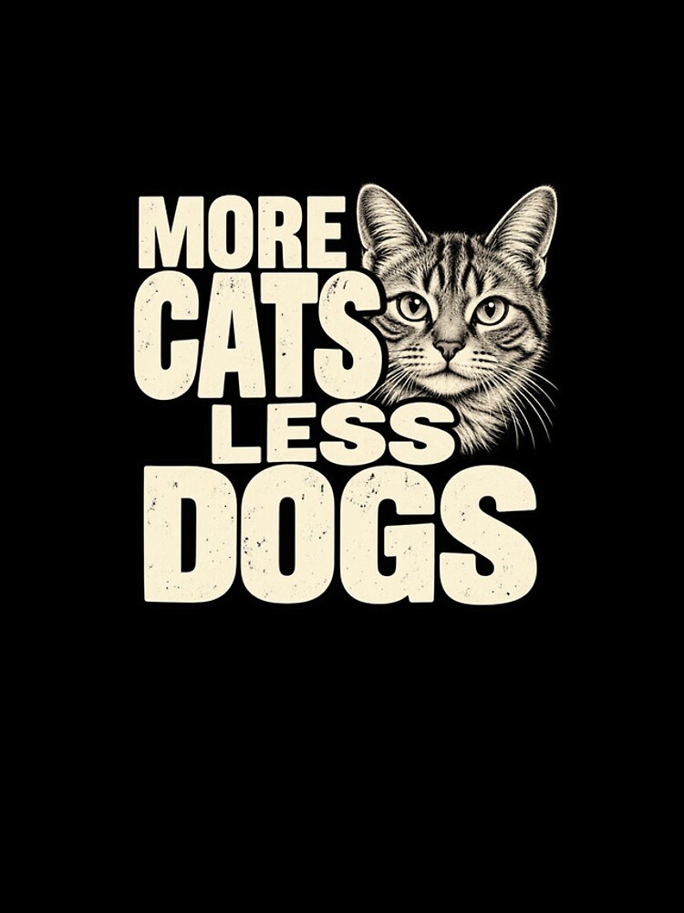 Thumbnail 4 of 4, iPhone Case, More Cats Less Dogs Cat Lover designed and sold by ROUX-ART.