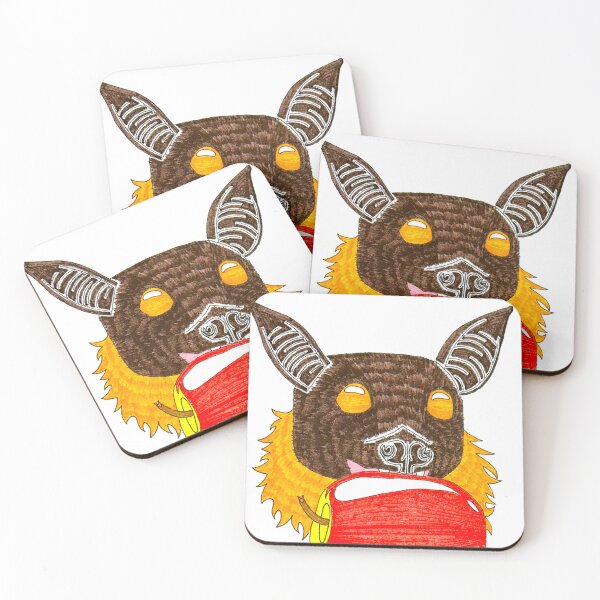 Item preview, Bat Eating an Apple designed and sold by Bountiful Creatures.