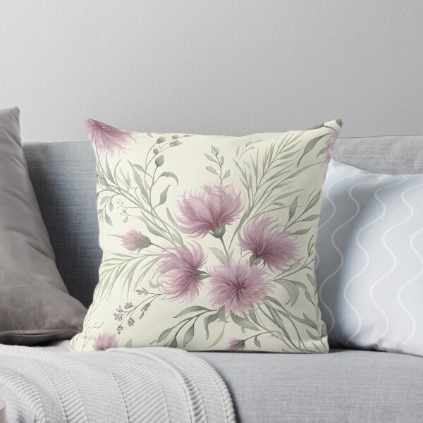Item preview, Dusty Lavender Bush Thistle Soft Botanical Pattern designed and sold by Studio BC.