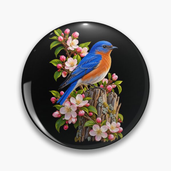Item preview, Bluebird Among Spring Blossoms designed and sold by RockitBaby.