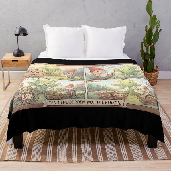 Item preview, Gardener gnome heals the burdens of depression in the garden designed and sold by Mianku | Für das Leben.