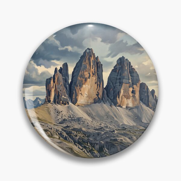 Item preview, Tre Cime di Lavaredo Italy Vintage Travel – Dolomites Misurina Alpine Peaks designed and sold by Bomax121.