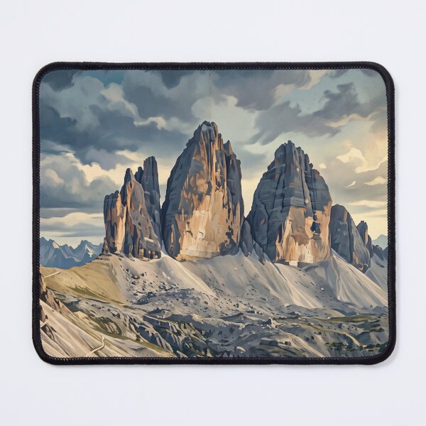 Item preview, Tre Cime di Lavaredo Italy Vintage Travel – Dolomites Misurina Alpine Peaks designed and sold by Bomax121.
