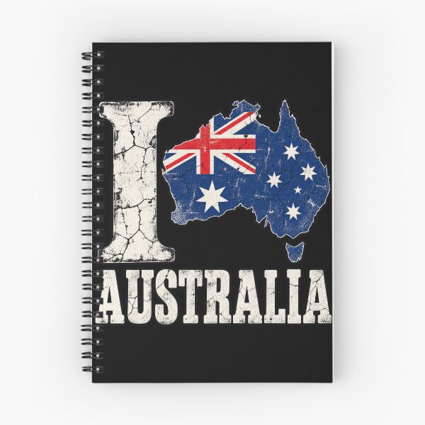 Item preview, Australia Flag Map Vintage Style designed and sold by ROUX-ART.