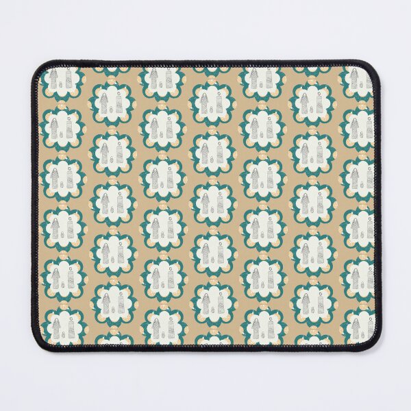 Item preview, Minimalist Holy Family Silhouette on Festive Green Background Art designed and sold by Liberarteprint.