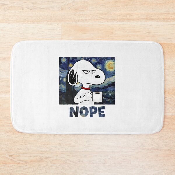 Item preview, Snoopy Nope Coffee Meme Funny Cartoon Design designed and sold by UNCLOTHED.