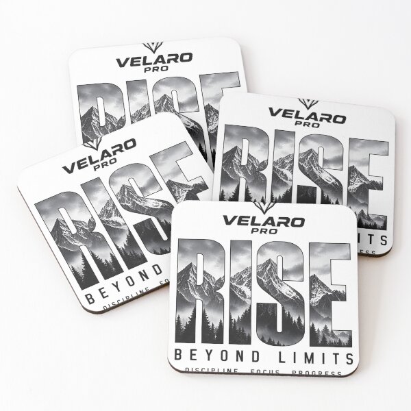 Item preview, RISE Mountain Landscape Typography VELARO PRO Design designed and sold by Velaro Pro.