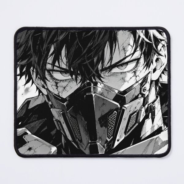 Item preview, Cyber Warrior – Dark Manga Battle Mask designed and sold by infinitearte.