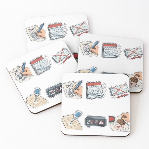 Item preview, Writing Wrong Year Date Mistakes Sticker Pack - January Office Set designed and sold by SimpleP.