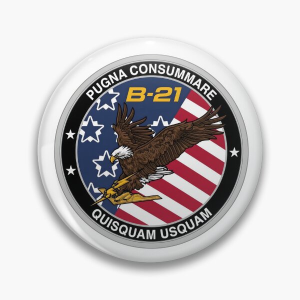 Item preview, USAF B-21 Raider Pugna Consummare American Eagle Patch Emblem designed and sold by CharlieDesings.
