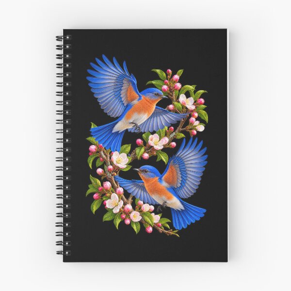 Item preview, Bluebirds In Spring Flight designed and sold by RockitBaby.