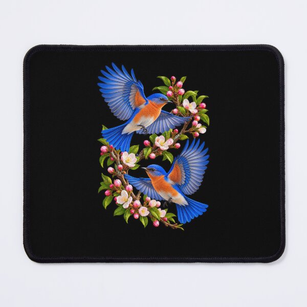 Item preview, Bluebirds In Spring Flight designed and sold by RockitBaby.