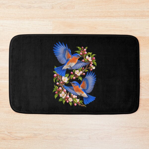 Item preview, Bluebirds In Spring Flight designed and sold by RockitBaby.