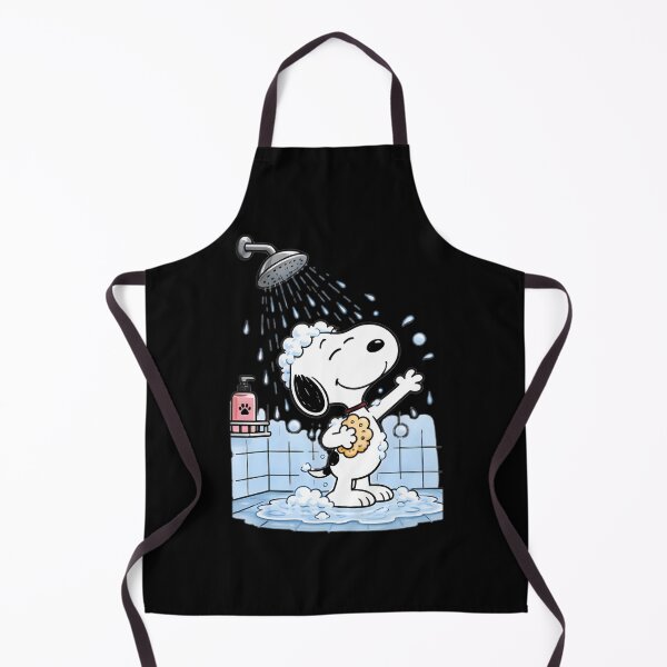 Item preview, Funny Cute Snoopy Dog Taking a Shower Illustration designed and sold by UNCLOTHED.
