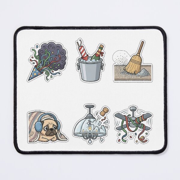 Item preview, Party Confetti & Fireworks Disasters Sticker Pack - Party Mess Set designed and sold by SimpleP.