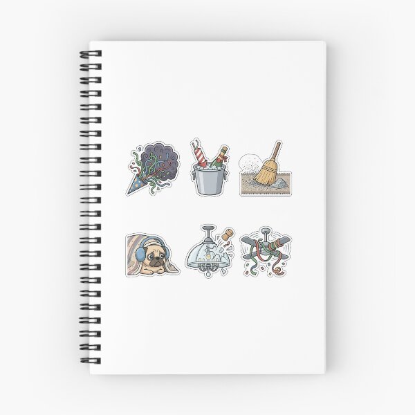 Item preview, Party Confetti & Fireworks Disasters Sticker Pack - Party Mess Set designed and sold by SimpleP.