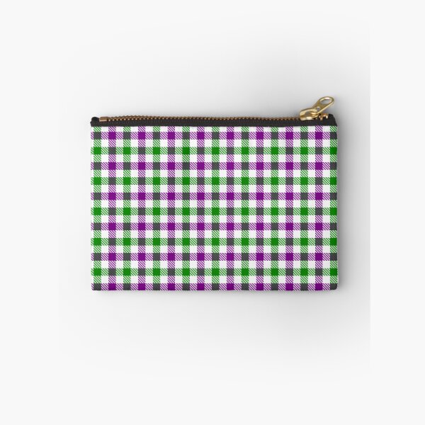 Item preview, Purple And Green On White Gingham Check   designed and sold by PatternTitan.