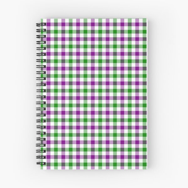 Item preview, Purple And Green On White Gingham Check   designed and sold by PatternTitan.