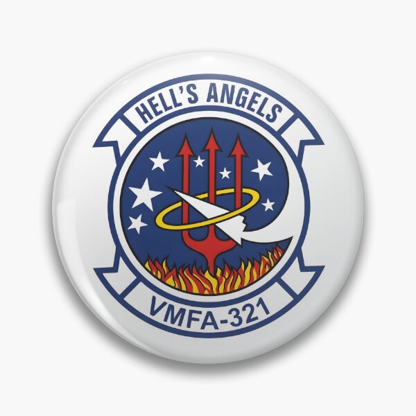 Item preview, USMC VMFA-321 Hell's Angels Marine Fighter Attack Squadron Emblem    designed and sold by CharlieDesings.