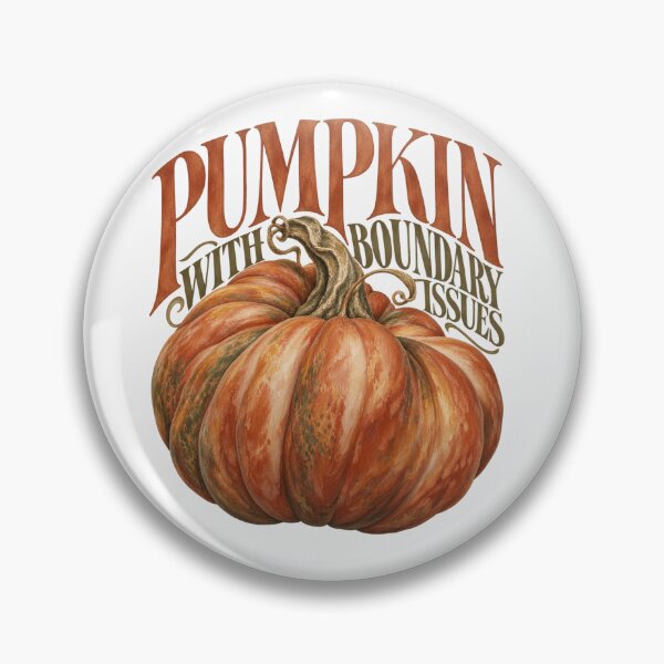 Item preview, Pumpkin With Boundary Issues Funny Halloween  designed and sold by PhylonBoxx.
