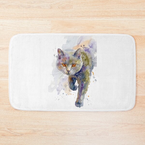 Item preview, British Shorthair, Olive Violet Walking Pose designed and sold by caracatita75.