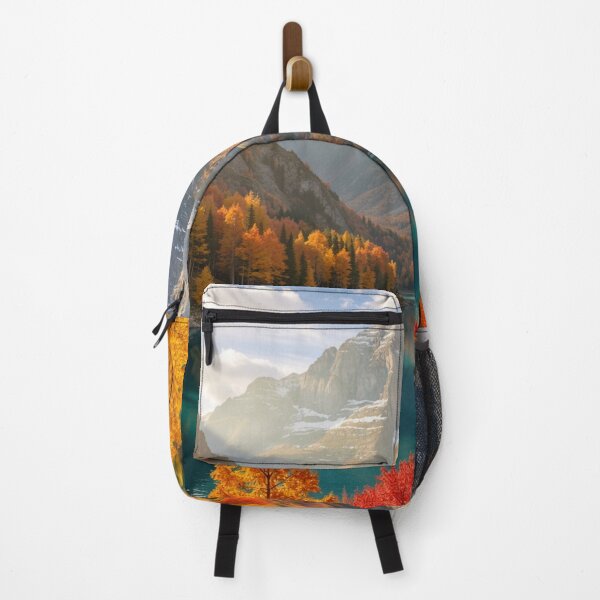 Item preview, Autumn Mountain Reflection - Alpine Lake Majesty designed and sold by nhk999.