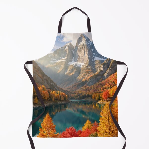 Item preview, Autumn Mountain Reflection - Alpine Lake Majesty designed and sold by nhk999.