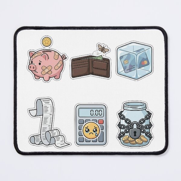 Item preview, New Year Budgeting & Financial Reset Sticker Pack - Post-Holiday Money designed and sold by SimpleP.