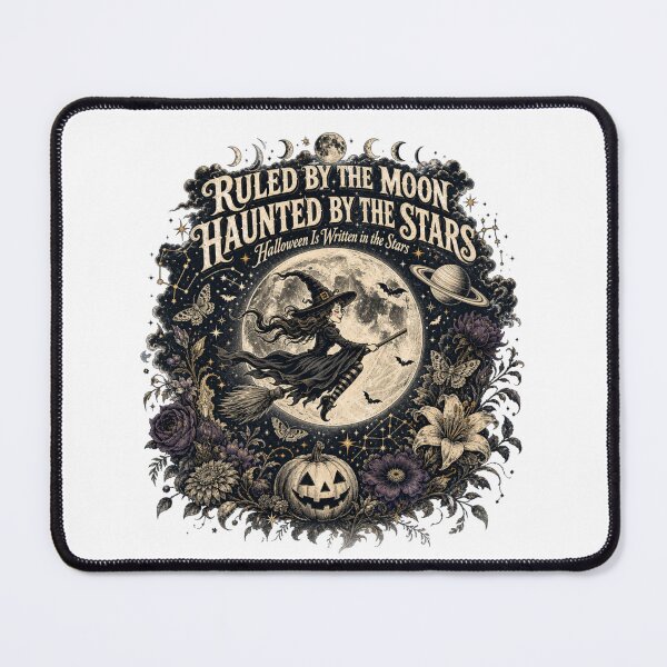 Item preview, Ruled by the Moon Haunted by the Stars Witchy Art designed and sold by SedaMythica.