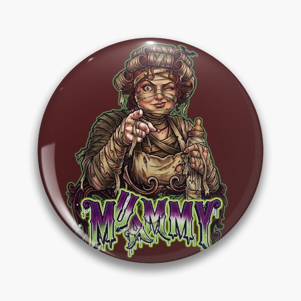 Item preview, M'AMMY Mummy Mother Halloween Funny Spooky Retro Monster Art designed and sold by BrainConstip.