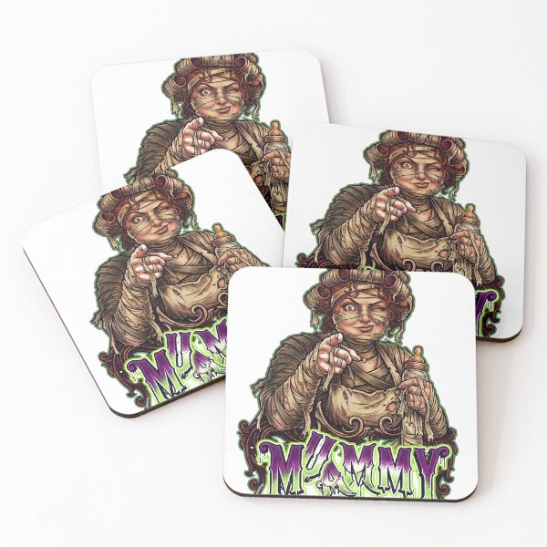 Item preview, M'AMMY Mummy Mother Halloween Funny Spooky Retro Monster Art designed and sold by BrainConstip.